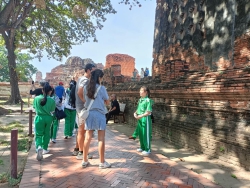 20241203003332.jpg - เพราะการเรียนรู้ ไม่ได้อยู่แค่ในห้องเรียน วันที่ 29 พฤศจิกายน 2567  กิจกรรมมัคคุเทศก์น้อย ณ อุทยานประวัติศาสตร์อยุธยา จังหวัดพระนครศรีอยุธยา  | https://klongsong.devcm.info