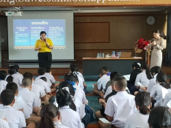 20250128090007(5).jpg - โรงเรียนคลองสอง (เสวตสมบูรณ์อุปถัมภ์) ขอขอบคุณครูจากโรงเรียนทีปังกรวิทยาพัฒน์ (มัธยมวัดหัตถสารเกษตร) ในพระราชูปถัมภ์ฯ ที่เข้ามาแนะแนวให้ความรู้เรื่องการศึกษาต่อให้แก่นักเรียนระดับชั้นประถมศึกษาปีที่ 6 | https://klongsong.devcm.info