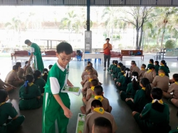 20250306082032.jpg - โรงเรียนคลองสอง (เสวตสมบูรณ์อุปถัมภ์) ขอขอบคุณโรงเรียนไทยรัฐวิทยา 69 (คลองหลวง) เข้ามาแนะแนวให้ความรู้เรื่องการศึกษาต่อให้แก่นักเรียนระดับชั้นประถมศึกษาปีที่ 6  | https://klongsong.devcm.info