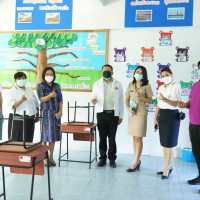 20240518134329.jpg - รับการประเมินจากคณะกรรมการ เพื่อเตรียมความพร้อมรับการประเมินเปิดภาคเรียนแบบมาเรียนในโรงเรียน (on site) | https://klongsong.devcm.info